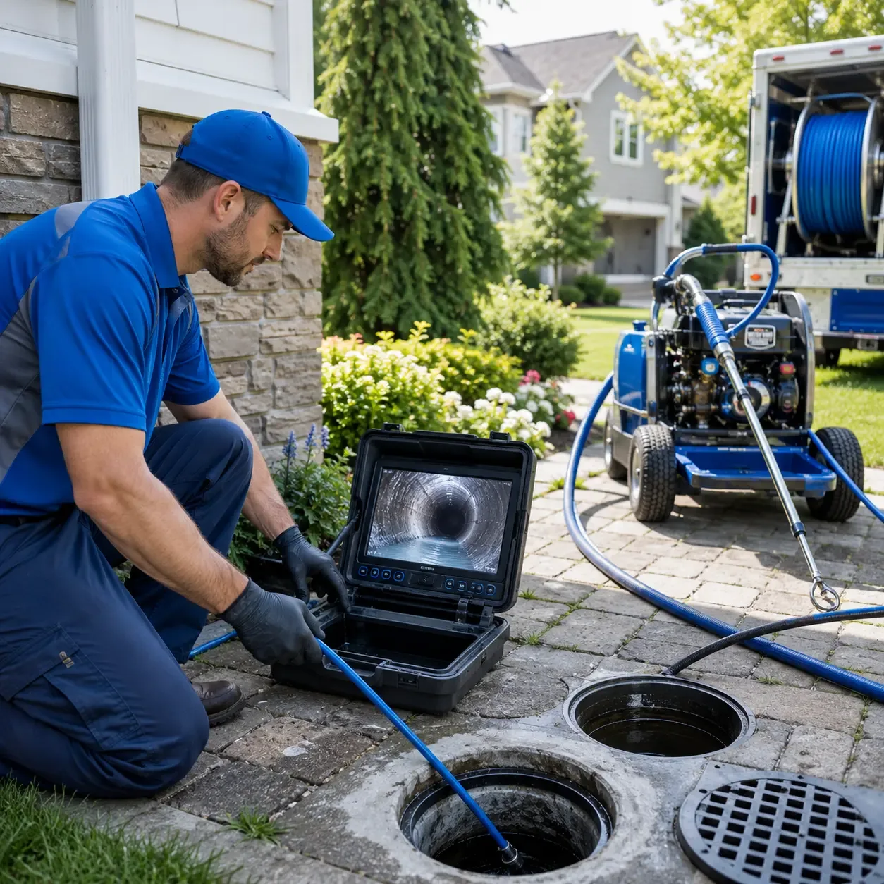 Outdoor drain cleaning professionals serving Goodwin, AR